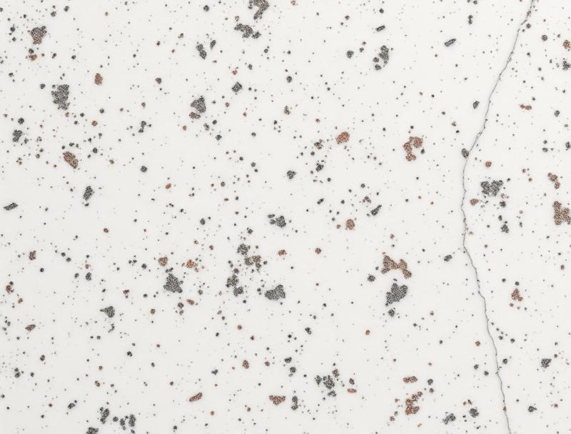 Colonial White granite slab