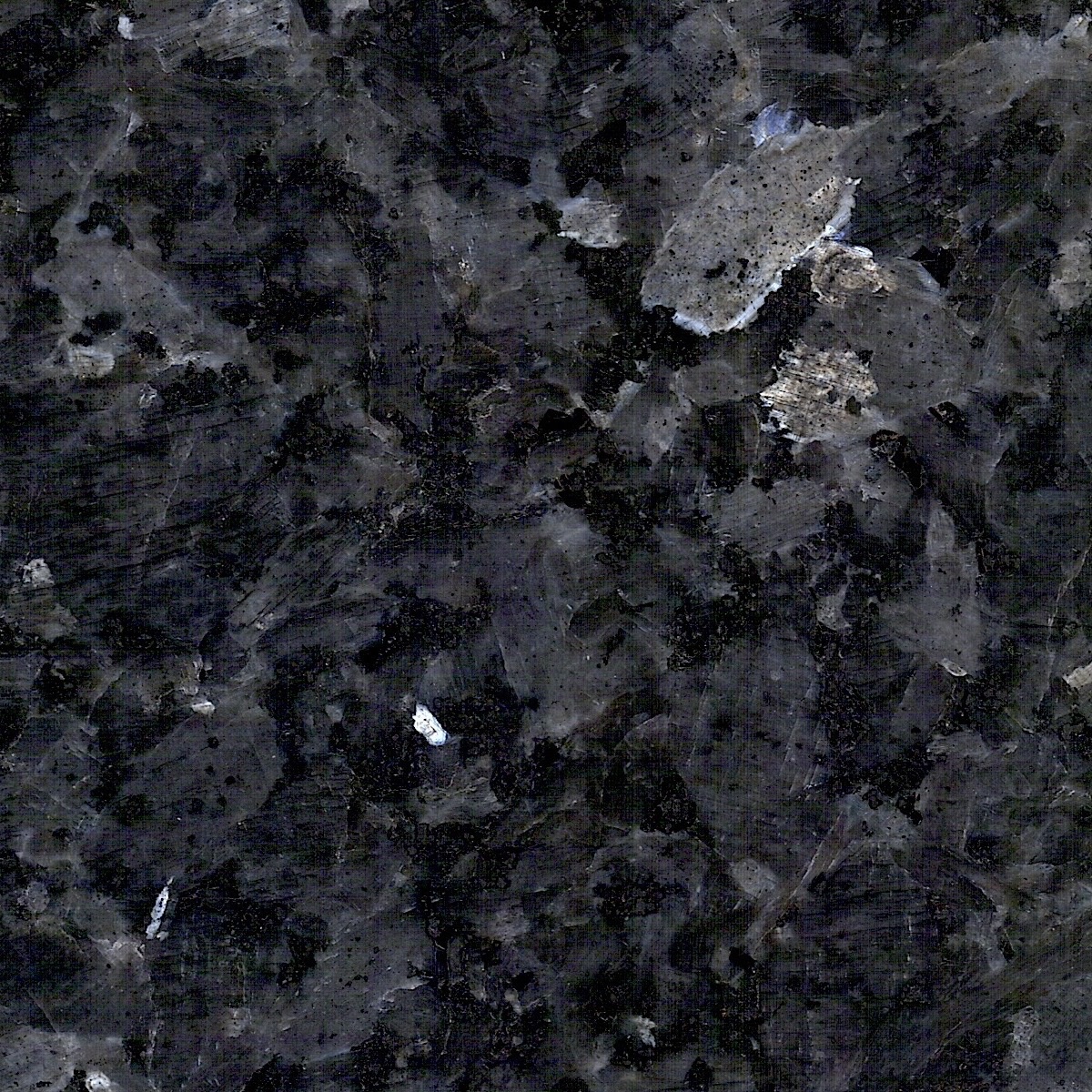 Blue Pearl Marina granite slab color