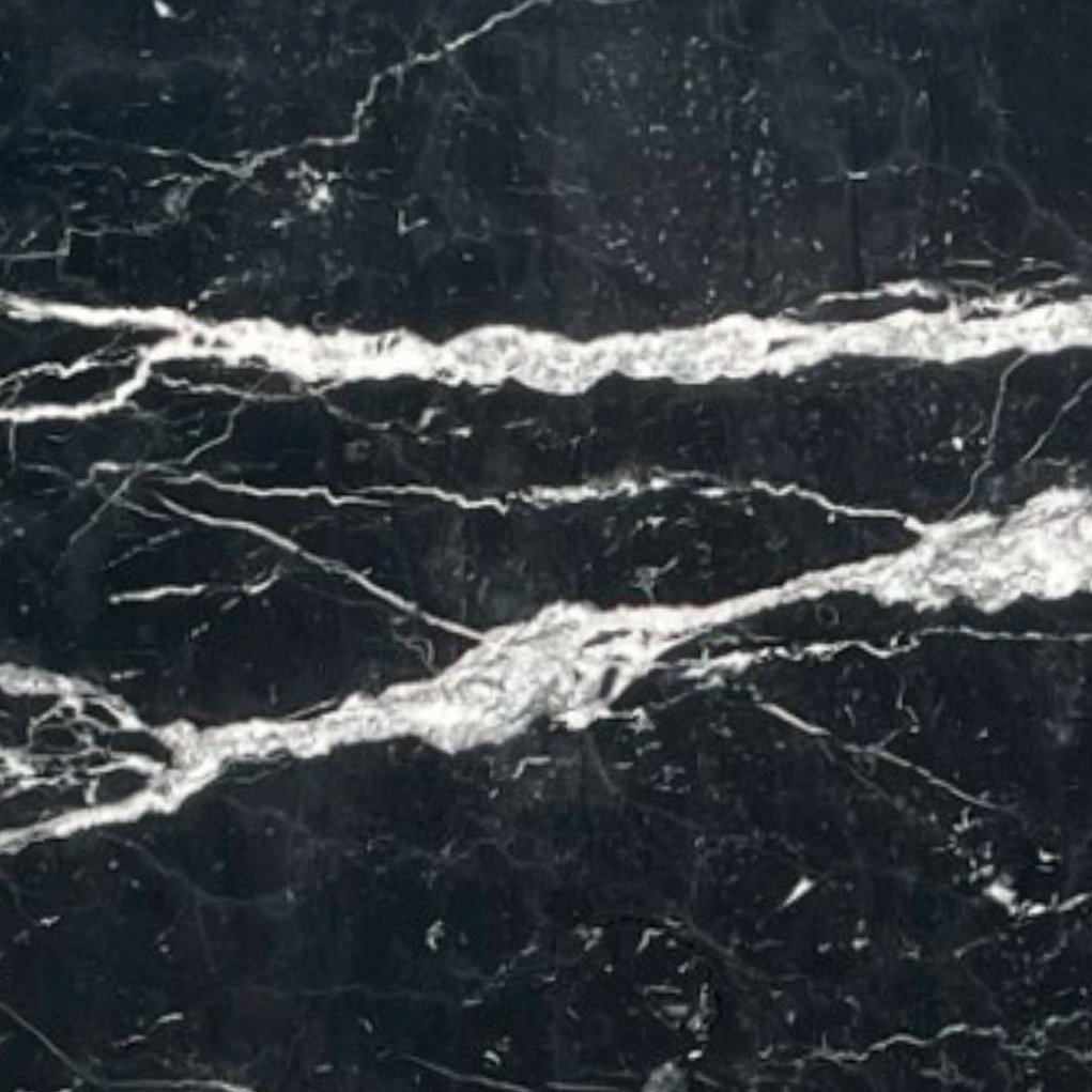 Nero Marquina marble slab color
